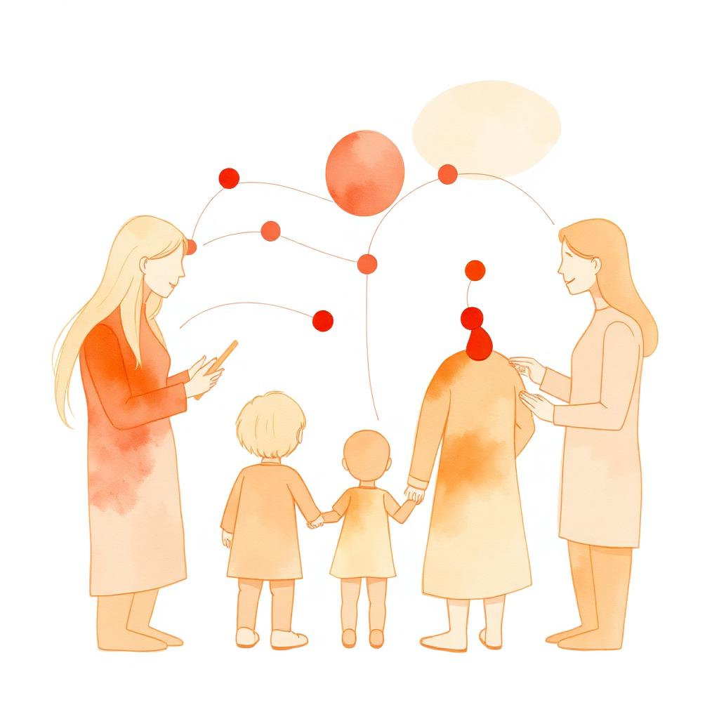 Care team coordinating around a child's plan